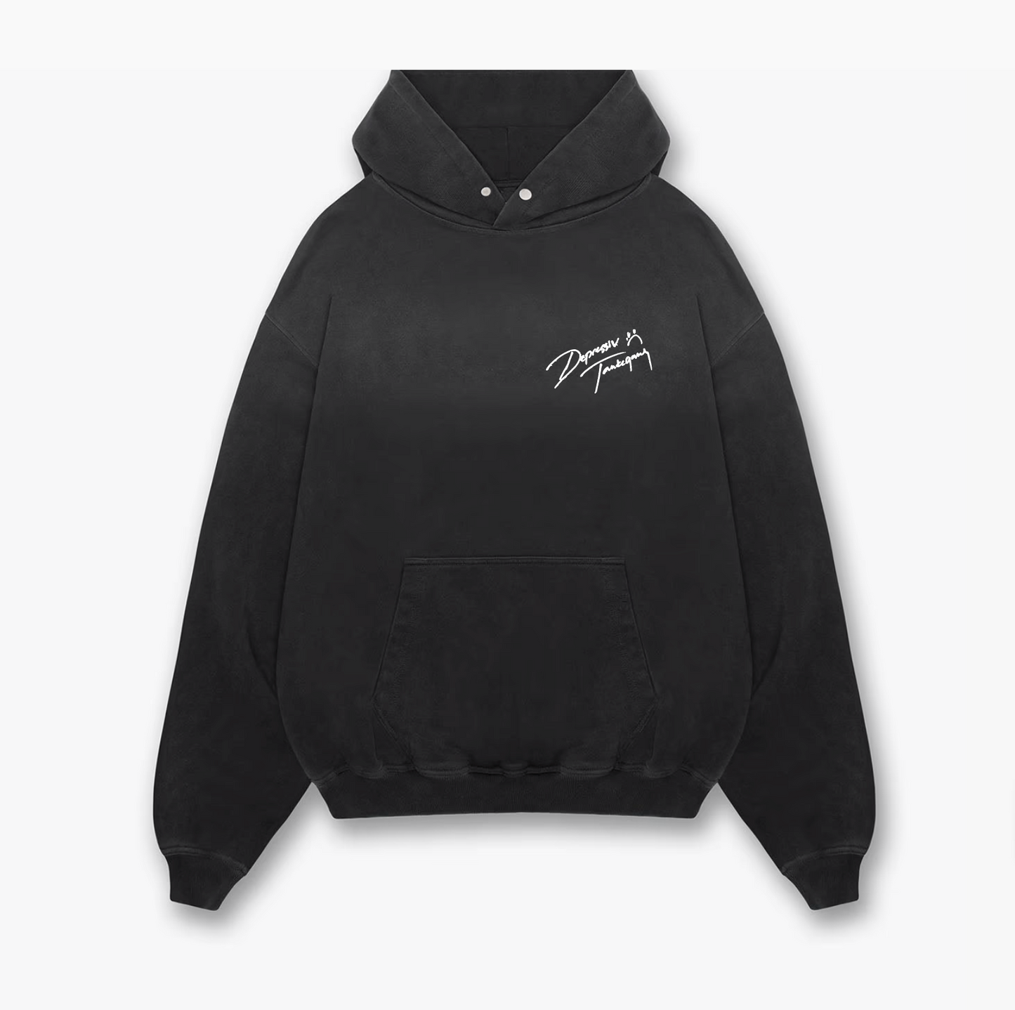 Depressiv Tankegang - Sort Hoodie